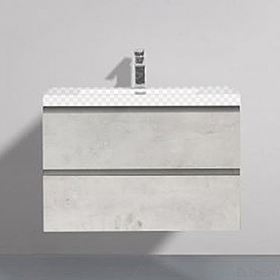 Belbagno База под раковину подвесная с двумя выкатными ящиками, LUCE-900-2C-SO-ST