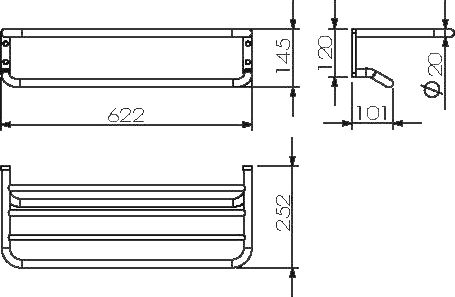 Полка Langberger 28003A