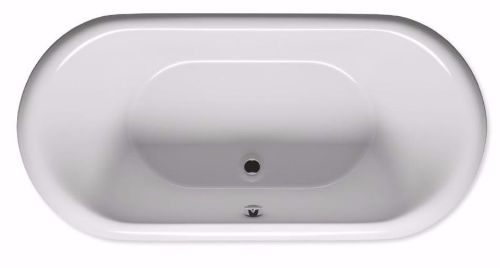 Акриловая ванна RIHO DUA FS 180x86 BLACK AND WHITE, BD0166500000000