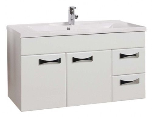 Тумба с раковиной Акватон Диор 1A1677K1DR010 цвет Белый