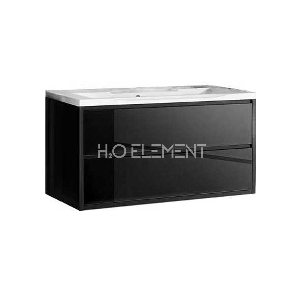 Тумба под раковину Акватон Римини 1A134501RN950, цвет Черный
