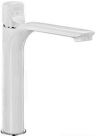 104108984EX MYRA смеситель для раковины 230,без донного клапана белый /хром