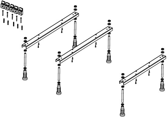 Ножки для ванны, POOTSET11