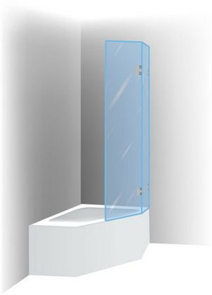 Шторка на ванну RIHO SCANDIC S-500, GETA 170 (стекло), GC62200