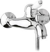 ELITE-VM-03/24-M Смеситель для ванны и душа однорычажный, исполнение золото, ручка золото