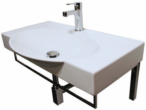 Раковина Sanita Luxe Infinity 76 INF76SLWB01KR Белая