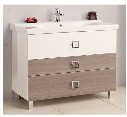 Тумба под раковину Акватон Стамбул 1A127301ST580, цвет Белый, лиственница