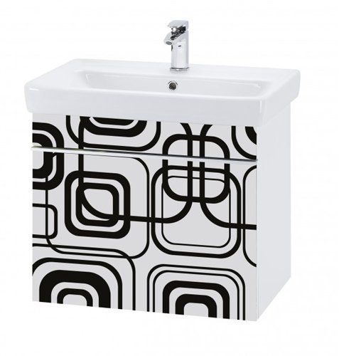 Тумба под раковину Dreja Vision 21668 геометрия