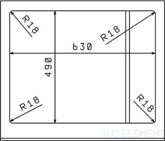 Мойка кухонная Florentina Липси 650 жасмин