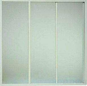 Шторка на ванну Bas Стайл, Мальдива 3 ств., стекло