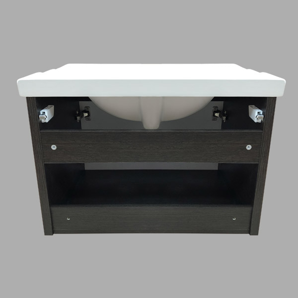 Тумба-умывальник Comforty "Барселона-70 П" венге с раковиной Comforty XD-F70