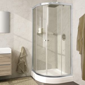 Душевой уголок RIHO LUCENA Quadrant 100х100 R55, GK26200 полукруглая