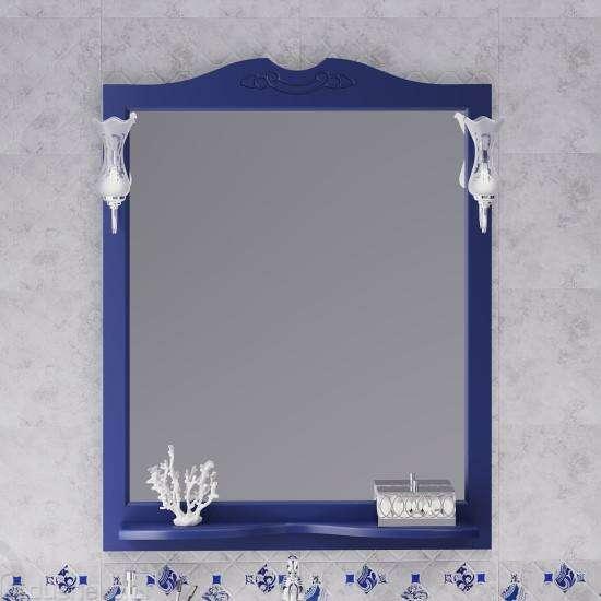 Зеркало Opadiris Валери 85, цвет сапфир, с выключателем, 00-00007040