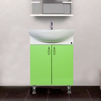 Тумба с раковиной 1 Orange Роса 60 салатовая