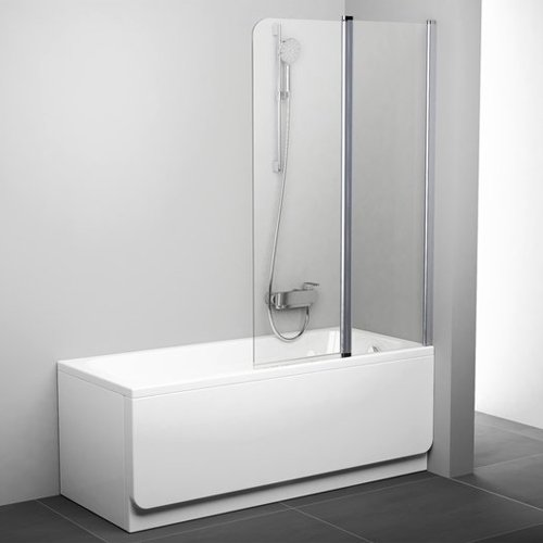 CVS2-100 R блестящий+стекло Transparent шторка на ванну CVS2-100 R блестящий+стекло Transparent шторка на ванну
