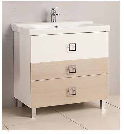 Тумба под раковину Акватон Стамбул 1A145901ST590, цвет Белый, сосна ларедо