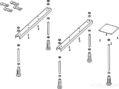 Ножки RIHO SPECIAL 12 (PETIT) для ванн, POOTSET12