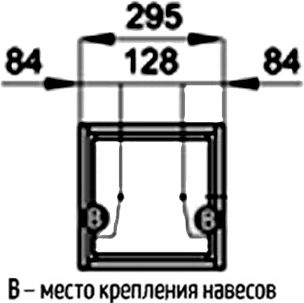 Шкаф Акватон Уэльс темный шоколад