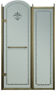 Душевая дверь в нишу Cezares Retro-B-11-120-PP-Br-L