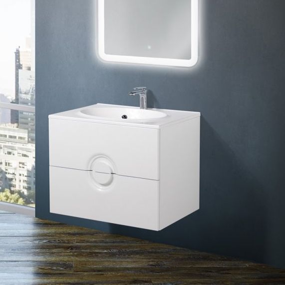 Тумба для комплекта BelBagno Onda 90 bianco lucido