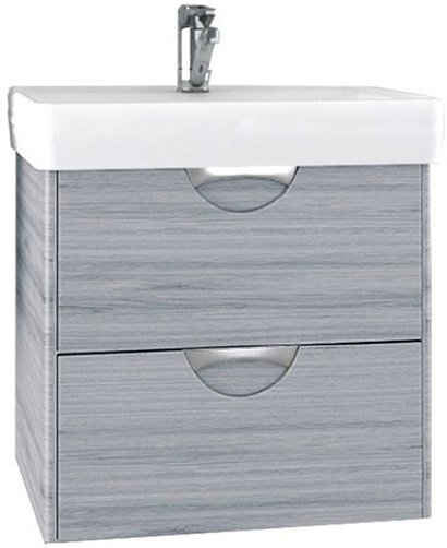 Тумба с раковиной Акватон Сильва 50 1A2117K1SIW60, дуб фьорд