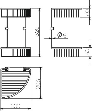 Полка Langberger 10860I