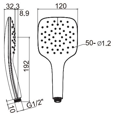Душевой гарнитур Ravak 906.00