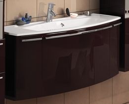 Тумба под раковину Акватон Севилья 1A126301SE340, цвет Гранат