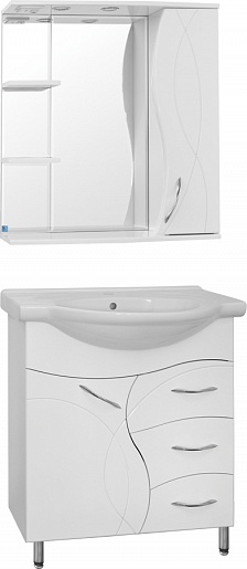 Зеркало-шкаф Style Line Амелия 75, ЛС-00000014 Зеркало-шкаф Style Line Амелия 75, ЛС-00000014