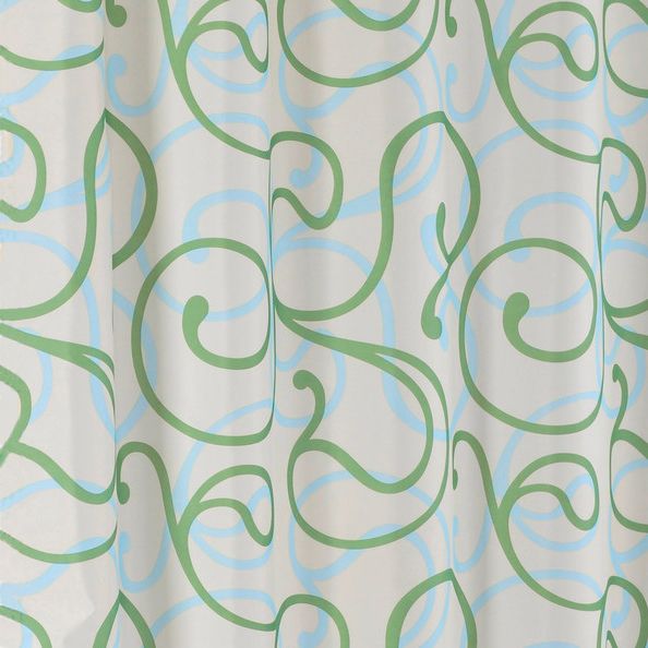 Штора для ванной Iddis Flower Lace Green