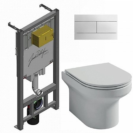 Комплект унитаза с инсталляцией Jacob Delafon Elite E21742RU-00