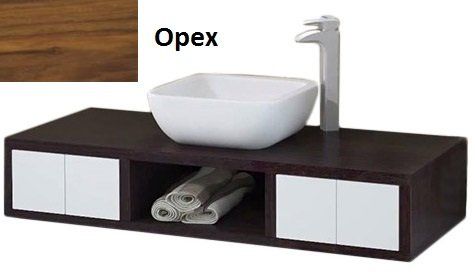 Тумба под раковину Акватон Интегро 120 (1A143401INH300) орех шпон