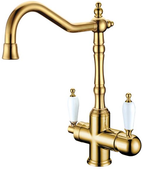 Смеситель Boheme Tradizionale Oro 112 для кухонной мойки