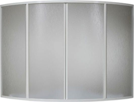 Шторка на ванну Bas Империал, Ирис 4 ств., пластик