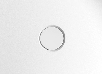 Накладка на слив ABBER AB0004 белая