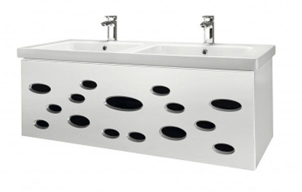 Тумба под раковину Dreja Vitta 23648 белый глянец