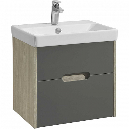 Тумба с раковиной Акватон Оливия 55 1A2542K0OLUG0 дуб ойстер