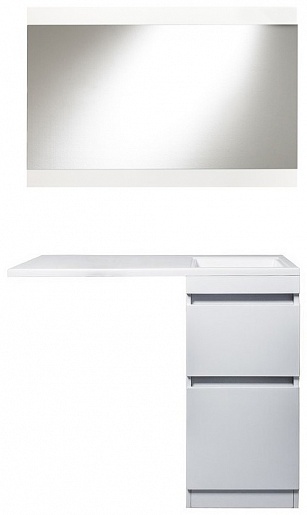 Зеркало Style Line, "Даллас 115", Люкс белое, СС-00000523