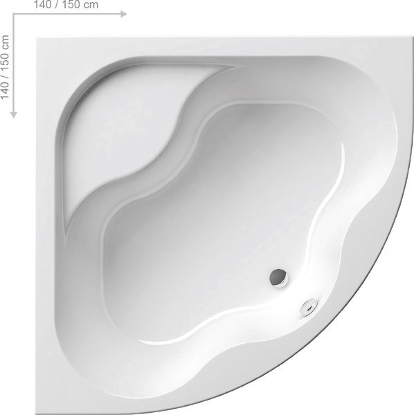 Акриловая ванна Ravak Gentiana CG01000000 Акриловая ванна Ravak Gentiana CG01000000