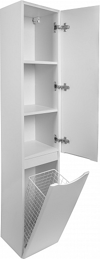 Колонна универсальная Style Line "Бергамо" с корзиной, белый, PLUS Колонна универсальная Style Line "Бергамо" с корзиной, белый, PLUS