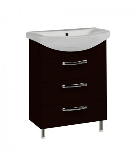 Тумба под раковину Акватон Ария 50 цвет Коричневый 1A140201AA430