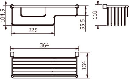 Полка Langberger 10560A