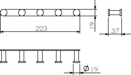 Крючок Langberger 28035A