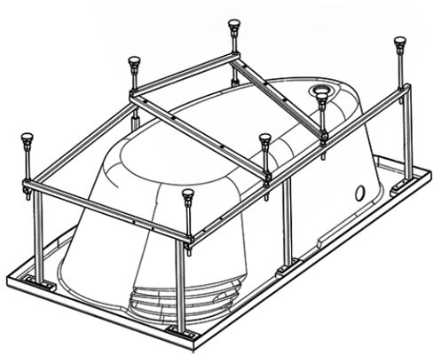 Монтажный комплект JIKA Delicia 967920000001