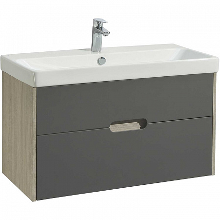 Тумба с раковиной Акватон Оливия 90 1A2544K0OLUG0 дуб ойстер