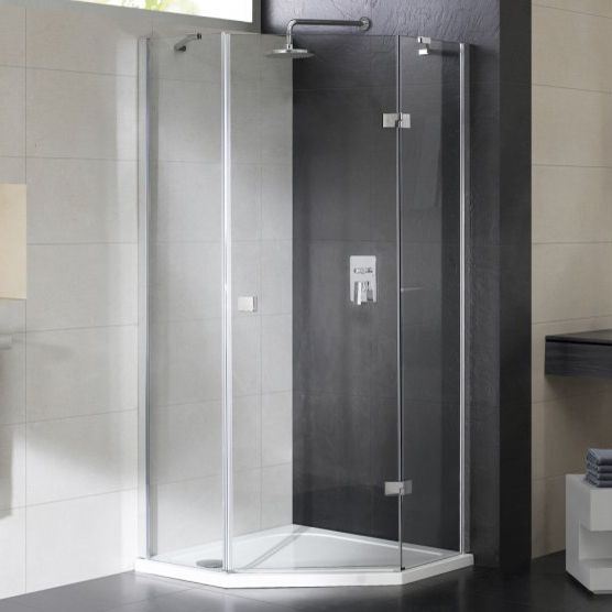 Душевой уголок Cezares Crystal-S-P-1-90-C-Cr-R