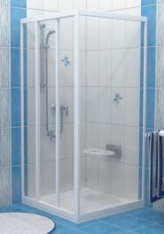 Ravak жесткая стенка PSS-90 белая+грапе 94070100ZG