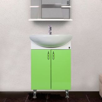 Тумба с раковиной 1 Orange Роса 50 салатовая