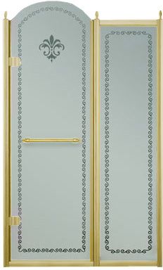 Душевая дверь в нишу Cezares Retro-B-11-100-PP-G-L