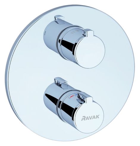 Термостат Ravak TE 061.00 для ванны с душем, с переключателем